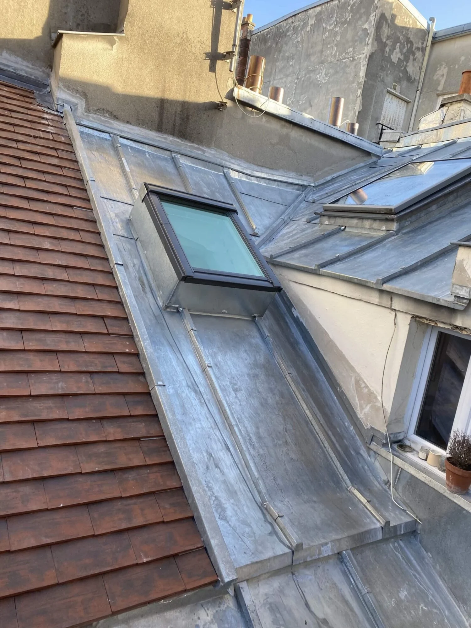 Étanchéité autour d’un Velux