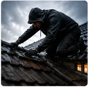 Couvreur en urgence sur toiture