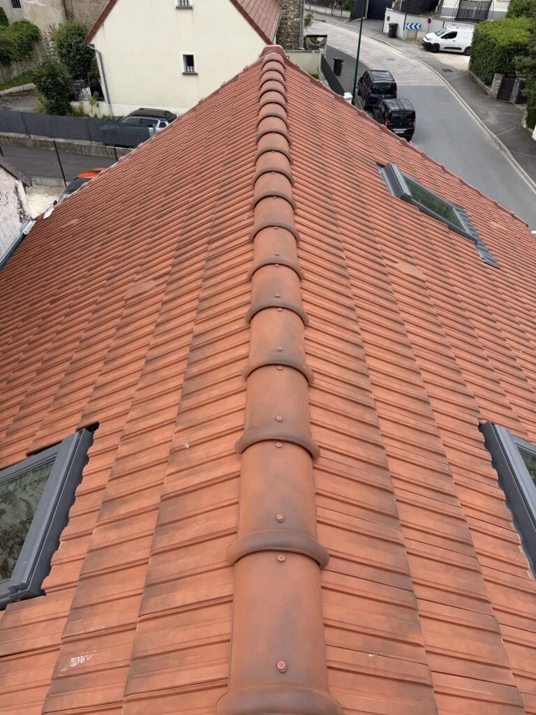 Rénovation complète d’une toiture en tuiles