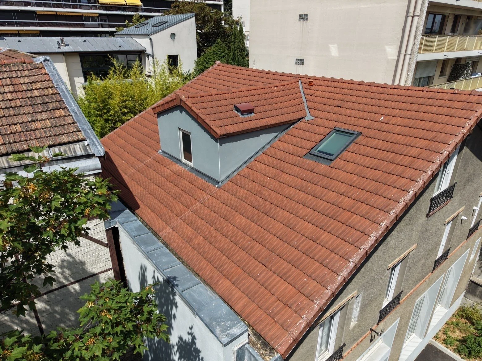 Travaux de couverture réalisés par Société Berth