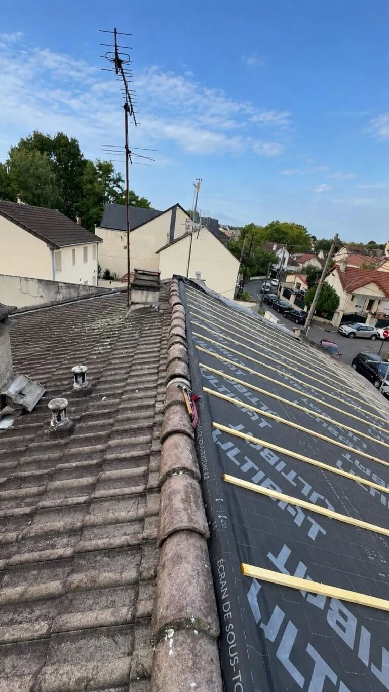 Rénovation de toiture à Sarcelles