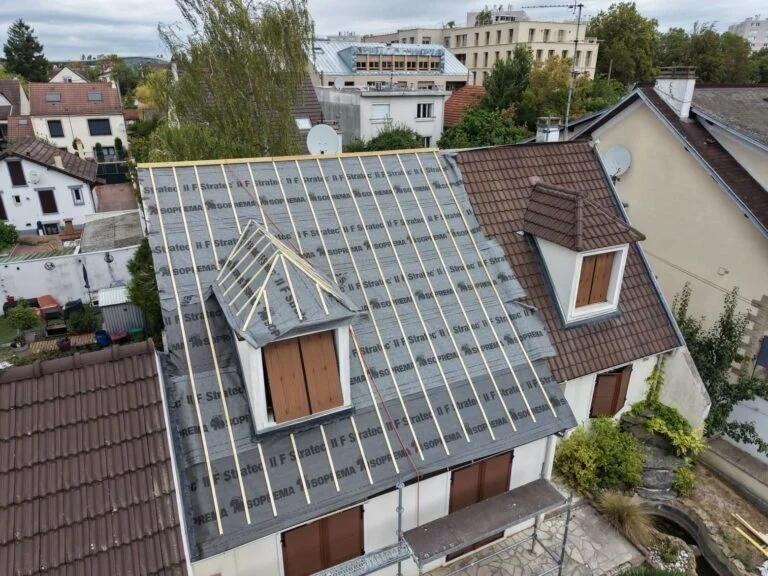 Rénovation complète de toiture à Aulnay-sous-Bois (93)