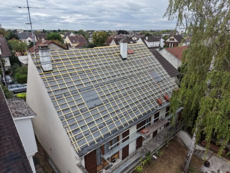 Rénovation complète de toiture à Aulnay-sous-Bois (93)